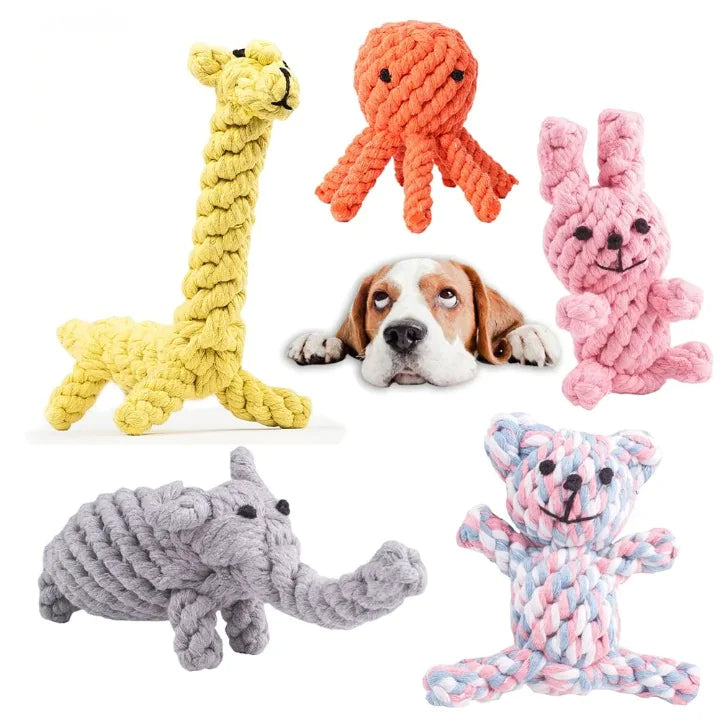 Animal Design Rope Toys