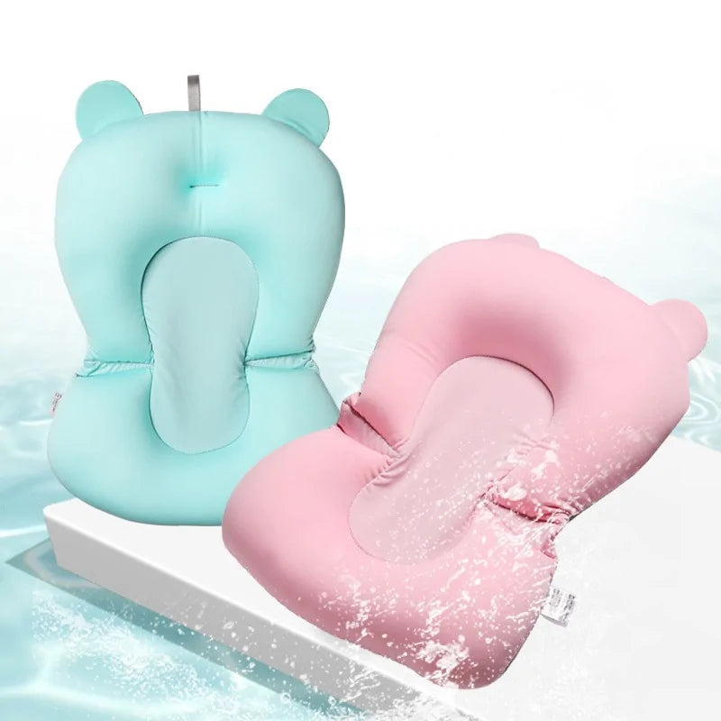 Baby Shower Bath Tub Pad: Non-Slip Mat for Newborn Safety & Comfort